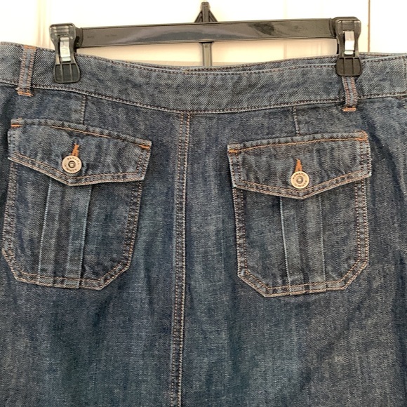 🐎New! Banana Republic Denim Skirt 10 - Picture 2 of 4